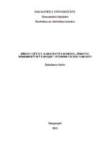 Term Papers 'Bībeles sižeti U.Karatkeviča romānā “Kristus nolaidās Grodņā ”: interpretācijas ', 1.