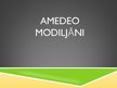Presentations 'Amedeo Modiljani', 1.