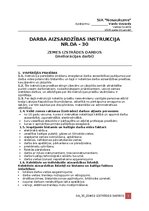 Samples 'Darba aizsardzības instrukcija zemes izstrādes darbos (meliorācijas darbi)', 1.