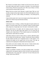 Essays 'The importance of healthy friendships', 6.
