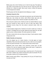 Essays 'The importance of healthy friendships', 9.