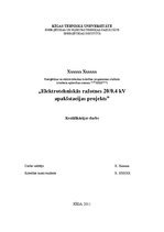 Research Papers 'Elektrotehniskās ražotnes 20/0.4 kV apakšstacijas projekts', 1.