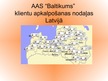 Presentations 'AAS "Baltikums"', 3.