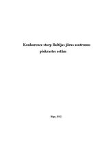 Research Papers 'Konkurence starp Baltijas jūras austrumu piekrastes ostām', 1.