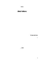 Presentations 'Jānis Valters', 1.