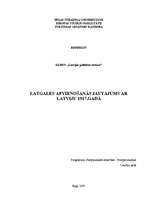 Research Papers 'Latgales apvienošanās ar Latviju jautājums 1917.gadā', 1.
