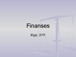 Presentations 'Finanses', 1.
