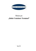 Research Papers 'Baltijas konteineru terminālis', 1.