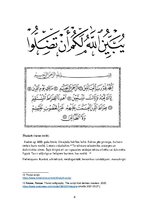 Summaries, Notes 'Arābu kaligrāfija', 8.
