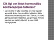Presentations 'Hormonālā kontracepcija', 11.