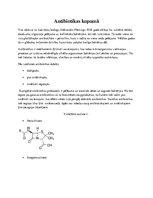 Summaries, Notes 'Inovācija ķīmijā - antibiotikas', 5.