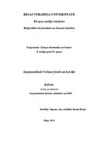 Research Papers 'Starptautiskais Valūtas fonds un Latvija', 1.