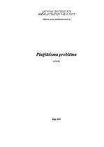 Research Papers 'Plaģiātisma problēma', 1.