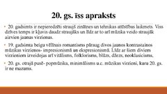 Presentations 'Mūzikas atdzimšana Latvijas teritorijā 20.gadsimtā', 2.