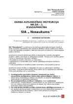 Samples 'Darba aizsardzības instrukcija', 1.