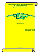 Term Papers 'Pašpietiekamības skolas modelis un sociālā pedagoga lomas', 1.