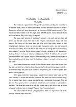 Essays 'Two families - two households', 1.