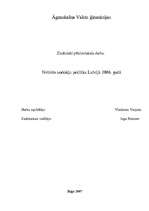 Research Papers 'Netiešo nodokļu politika Latvijā 2006.gadā', 1.