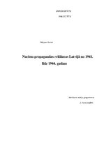 Research Papers 'Nacistu propagandas reklāmas Latvijā no 1941. līdz 1944.gadam', 1.