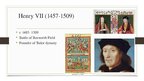 Presentations 'Henry VII and His Political Reforms', 3.