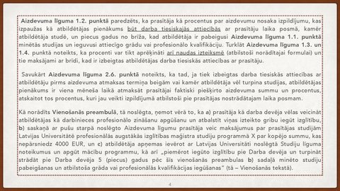 Presentations 'Vienošanās par profesionālo apmācību juridiskā kvalifikācija', 4.