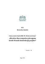 Research Papers 'Divstāvu ēkas starpstāvu pārseguma nesošo tērauda konstrukciju projekts', 1.