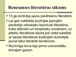 Presentations 'Renesanses literatūra', 2.