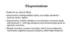 Presentations 'Impresionisms un ekspresionisms', 6.
