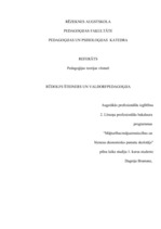 Research Papers 'Rūdolfs Šteiners un Valdorfpedagoģija', 1.