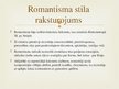 Presentations 'Romantisms', 2.