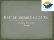 Presentations 'Rāznas Nacionālais parks', 1.
