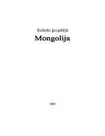 Research Papers 'Mongolija', 1.