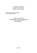Research Papers 'Prostitūcija Latvijā - legalizēt vai kriminalizēt?', 1.