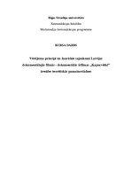 Research Papers 'Vēstījuma principi un žanriskie sajaukumi Latvijas dokumentālajās filmās - dokum', 1.