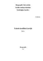 Essays 'Valodu konflikts Latvijā', 1.