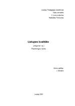 Research Papers 'Lielupes kvalitāte', 1.