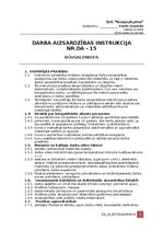 Samples 'Darba aizsardzības instrukcija - būvgaldnieks', 1.