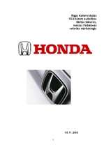 Research Papers 'Auto firma "Honda"', 1.