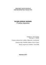 Practice Reports 'Prakse SIA "Datorsalons Vesa"', 1.