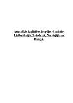 Research Papers 'Augstākās izglītības iespējas Norvēģijā, Zviedrijā, Lielbritānijā un Dānijā', 1.