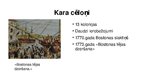 Presentations 'Pirmās kolonijas Ziemeļamerikā, Neatkarības karš 18.gadsimtā', 9.