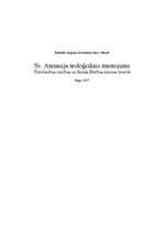 Research Papers 'Sv. Atanasija teoloģiskais mantojums', 1.