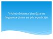Presentations 'Vēdera dobuma ķirurģija un flegmona pirms un pēc operācijas', 1.