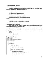 Research Papers 'C# valoda, .NET tehnoloģijas, masīvi, System.Array klase', 12.