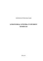 Research Papers 'Astronomijas attīstība un mūsdienu tendences', 1.
