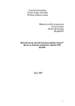 Research Papers 'Kursa uz Latvijas neatkarību rašanās LTF darbībā', 1.