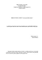 Essays 'Latvijas tauta nav tas pats, kas latviešu nācija', 1.