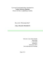 Research Papers 'Ceļa trases projekts', 1.