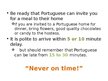 Presentations 'Business Etiquette in Portugal', 6.