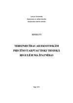 Research Papers 'Tirdzniecības ar eksotiskām precēm starptautiski tiesiskais regulējums', 1.
